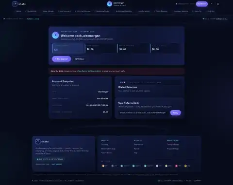 H-TPL17 member dashboard preview